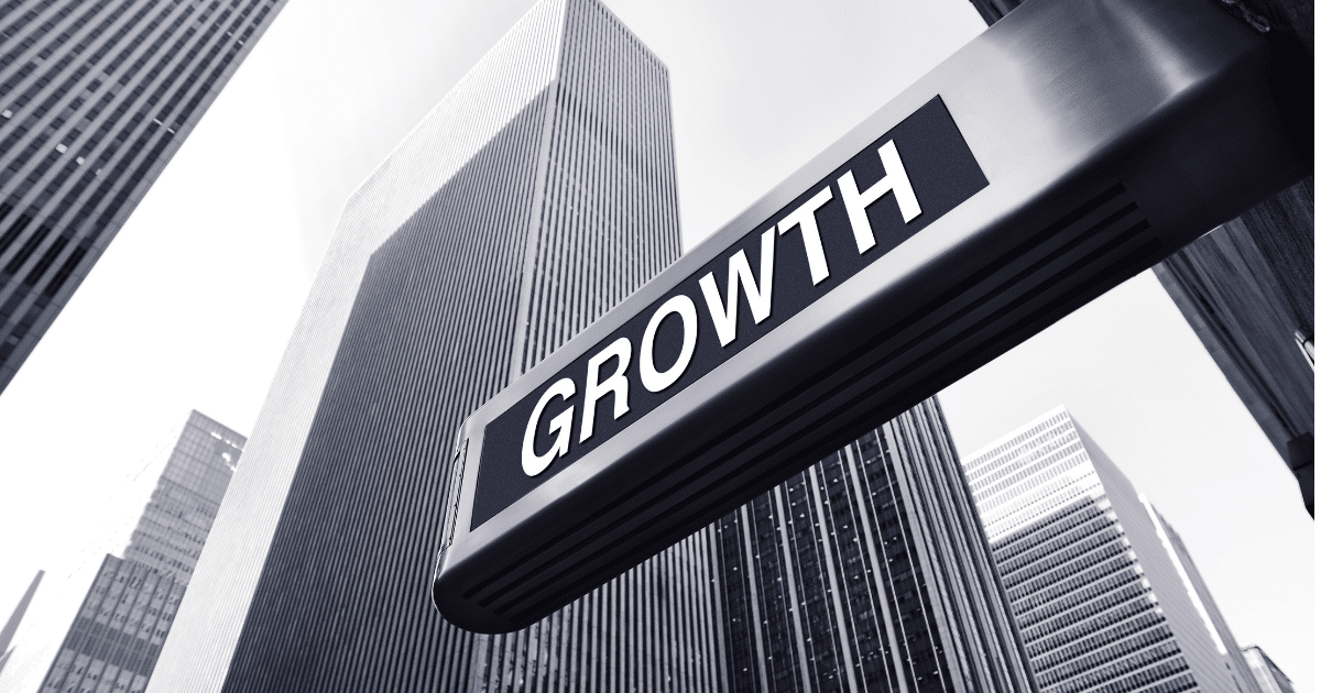 Business growth strategies in a cityscape, emphasizing expansion and financial success after securing funding.