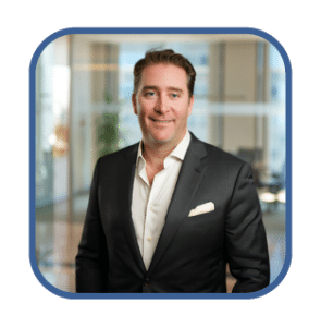 Professional portrait of a business leader promoting customer-centric financing solutions for small and medium-sized businesses.